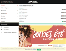Tablet Screenshot of lheuretranquille.com